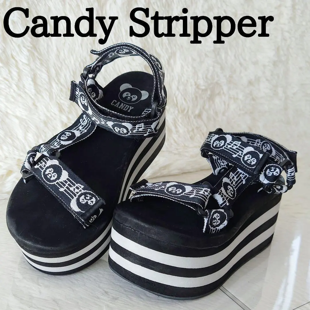 新品　キャンディストリッパー　厚底サンダル 2025年最新】Candy Stripper サンダルの人気アイテム - メルカリ