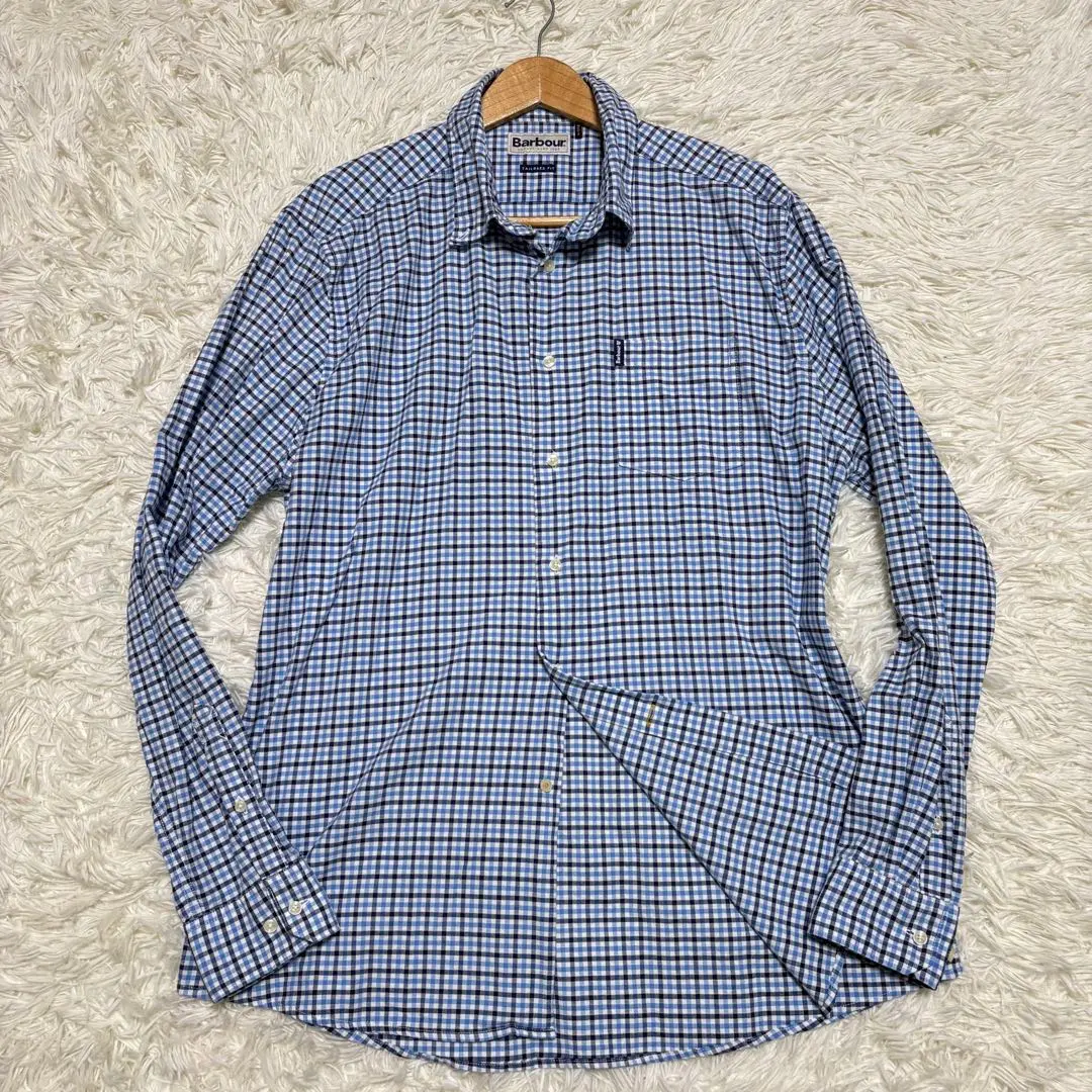 Thumbnail of ✨Excellent Condition BARBOUR Gingham Check Long Sleeve Shirt TAILORED FIT