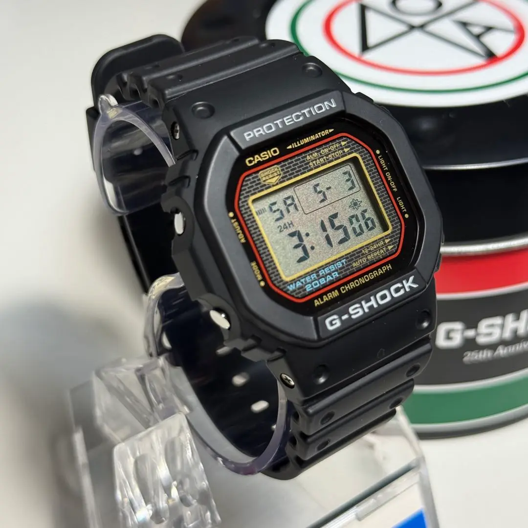 ００４ DW−5000SL CASIO G-SHOCK デジタル　スパイク・リー 004 DW−5000SL CASIO G-SHOCK デジタル スパイク・リー メンズ