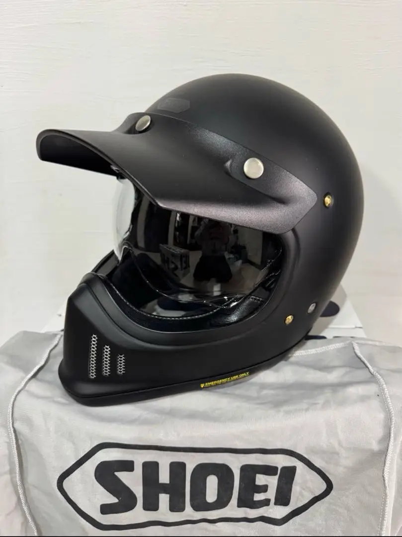EX-ZERO 箱無し マットブラック V-480バイザー付き 在庫あり】SHOEI V-480 バイザー EX-ZERO用