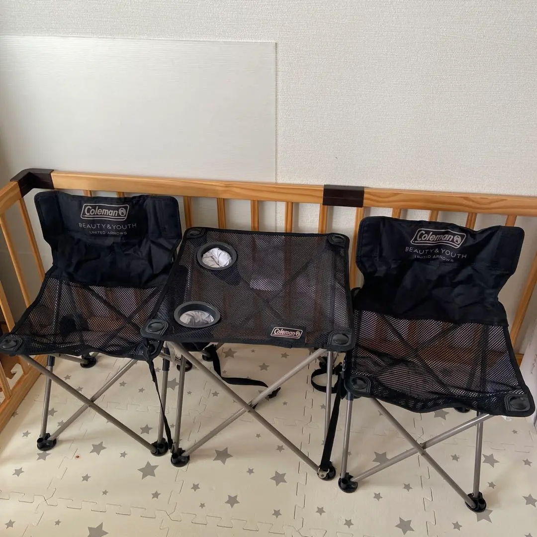 未使用　ビューティ＆ユース ユナイテッドアローズ コンパクトチェアテーブルセット COMPACT CHAIR TABLE SET｜Coleman BEAUTY&YOUTH 2022