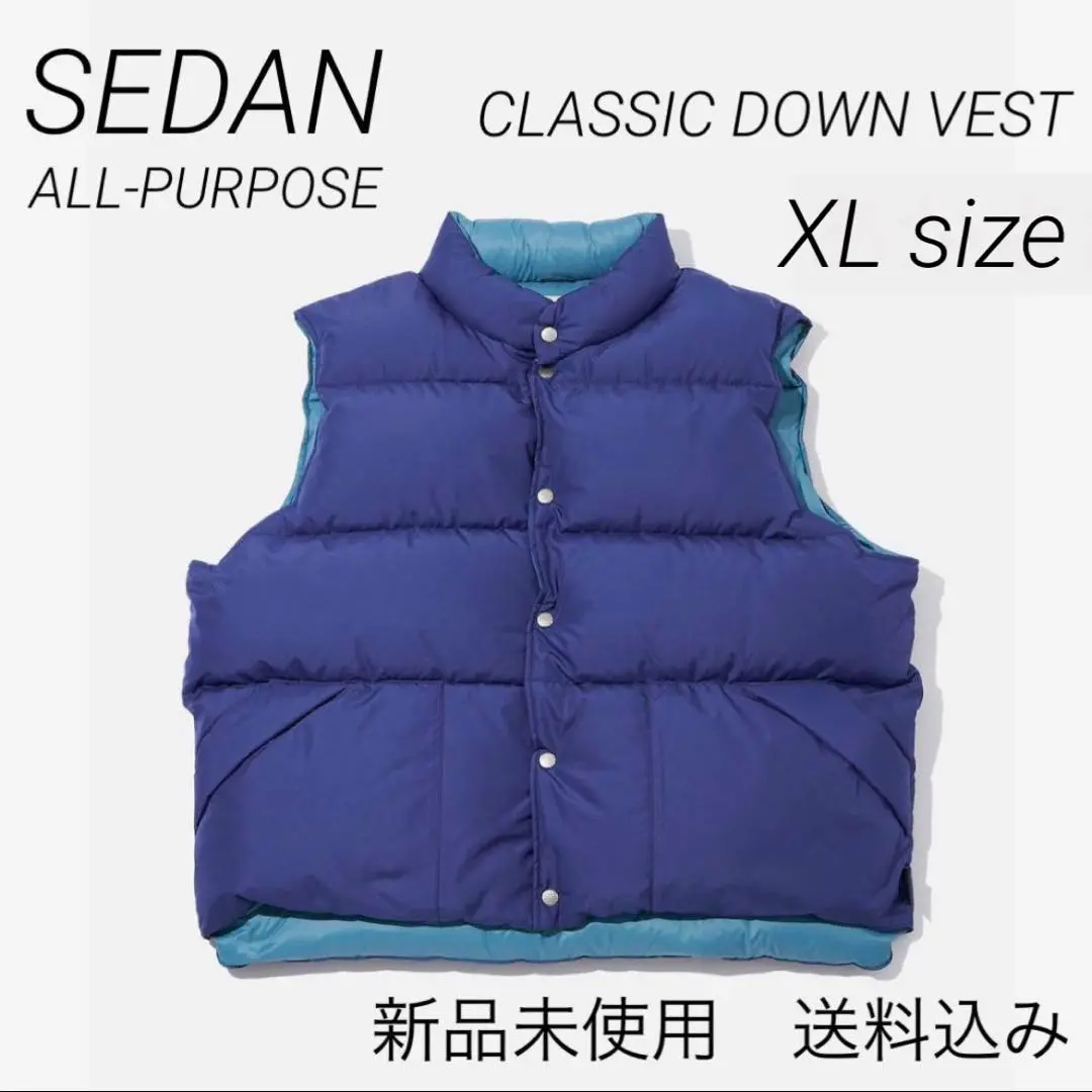 セダンオールパーパス クラシック ダウンベスト ネイビー SD23F-JK01 SEDAN ALL-PURPOSE | セダンオールパーパス】CLASSIC DOWN VEST