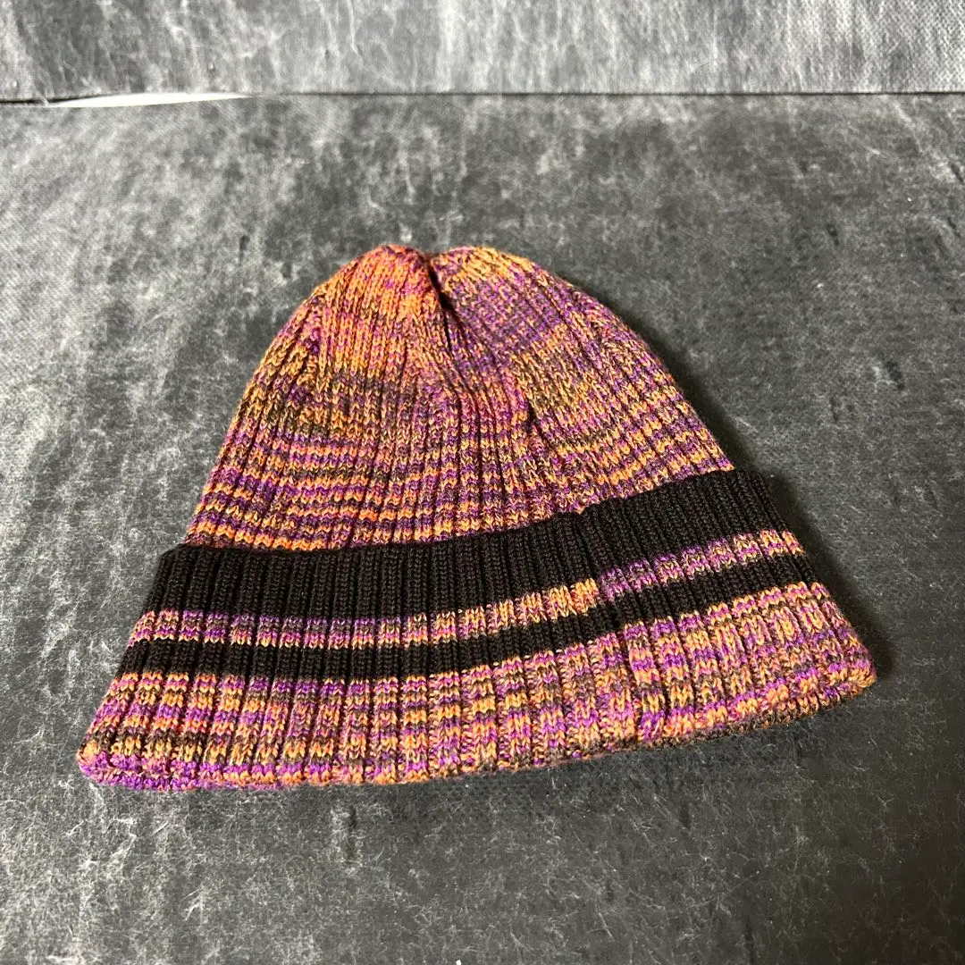 MISSONI ニット帽　新品　未使用 MISSONI 極美品☆Missoni ミッソーニ ウール100％ ロゴ入り