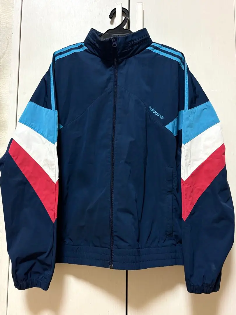Thumbnail of Adidas windbreaker jacket, navy. Adidas.