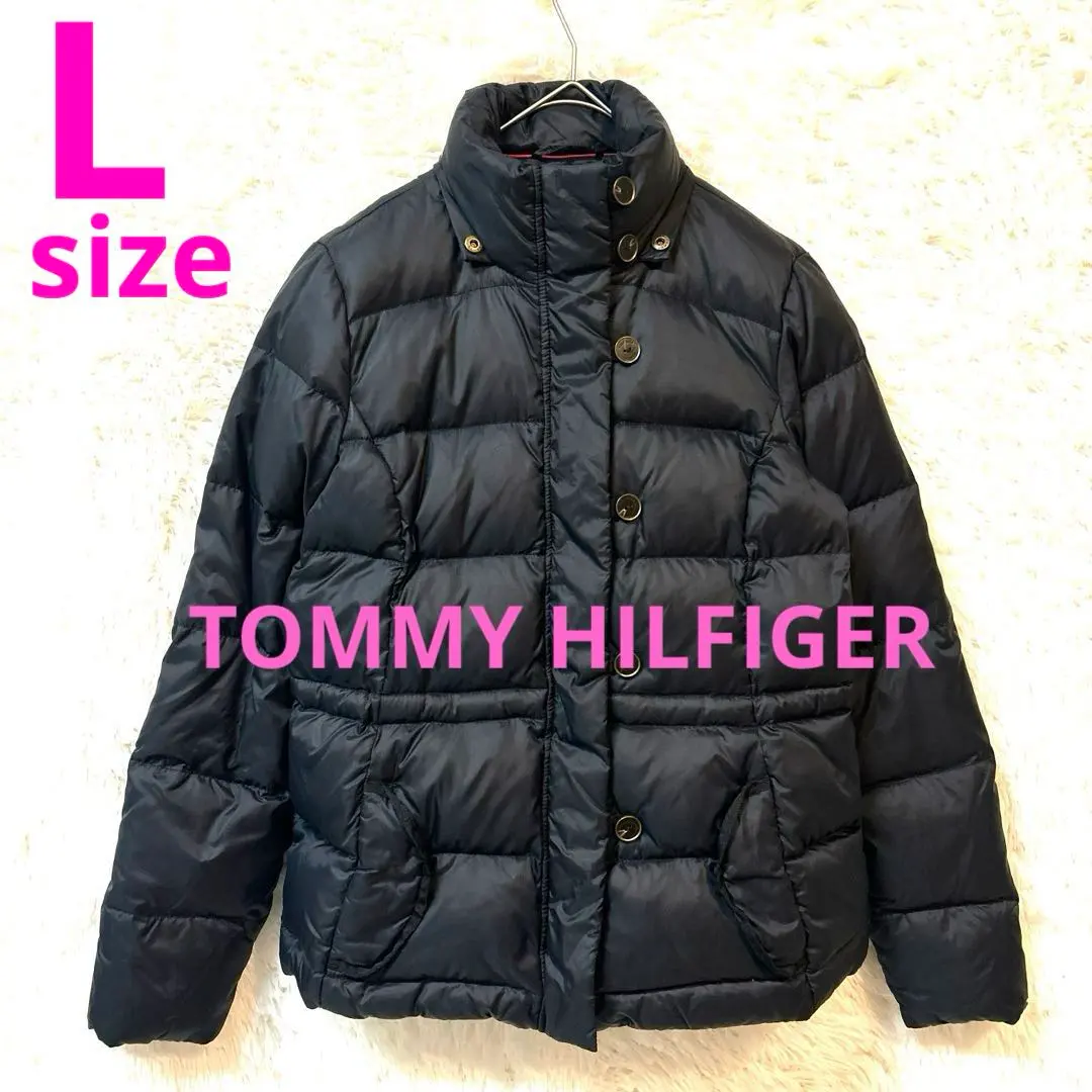 TOMMY HILFIGER 海軍藍色羽絨外套⭐️ L 尺寸輕便又保暖❣️ 的縮圖