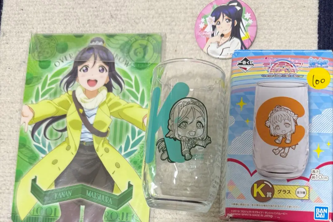 ラブライブサンシャイン 缶バッジ 松浦果南 4th 9点セット ラブライブサンシャイン 松浦果南 刺繍 スクフェス 缶バッジ 11