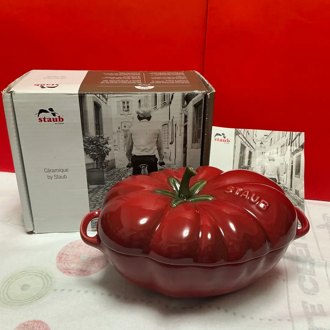 Amazon.co.jp: staub ストウブ 「 トマト ココット チェリー