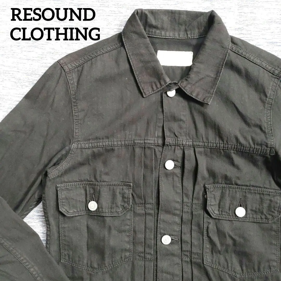 タグ付き デニムジャケット RESOUND CLOTHING 未使用 2025年最新】RESOUND CLOTHING メンズ Gジャン・デニム
