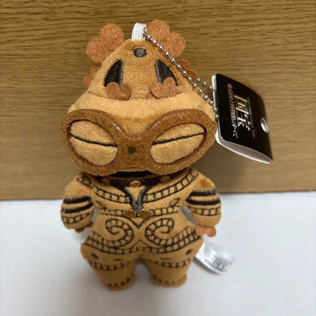 国宝展 東京国立博物館のすべて 遮光器土偶 ぬいぐるみキーホルダー 特別展「国宝 東京国立博物館のすべて」グッズがかわいい ハニワ