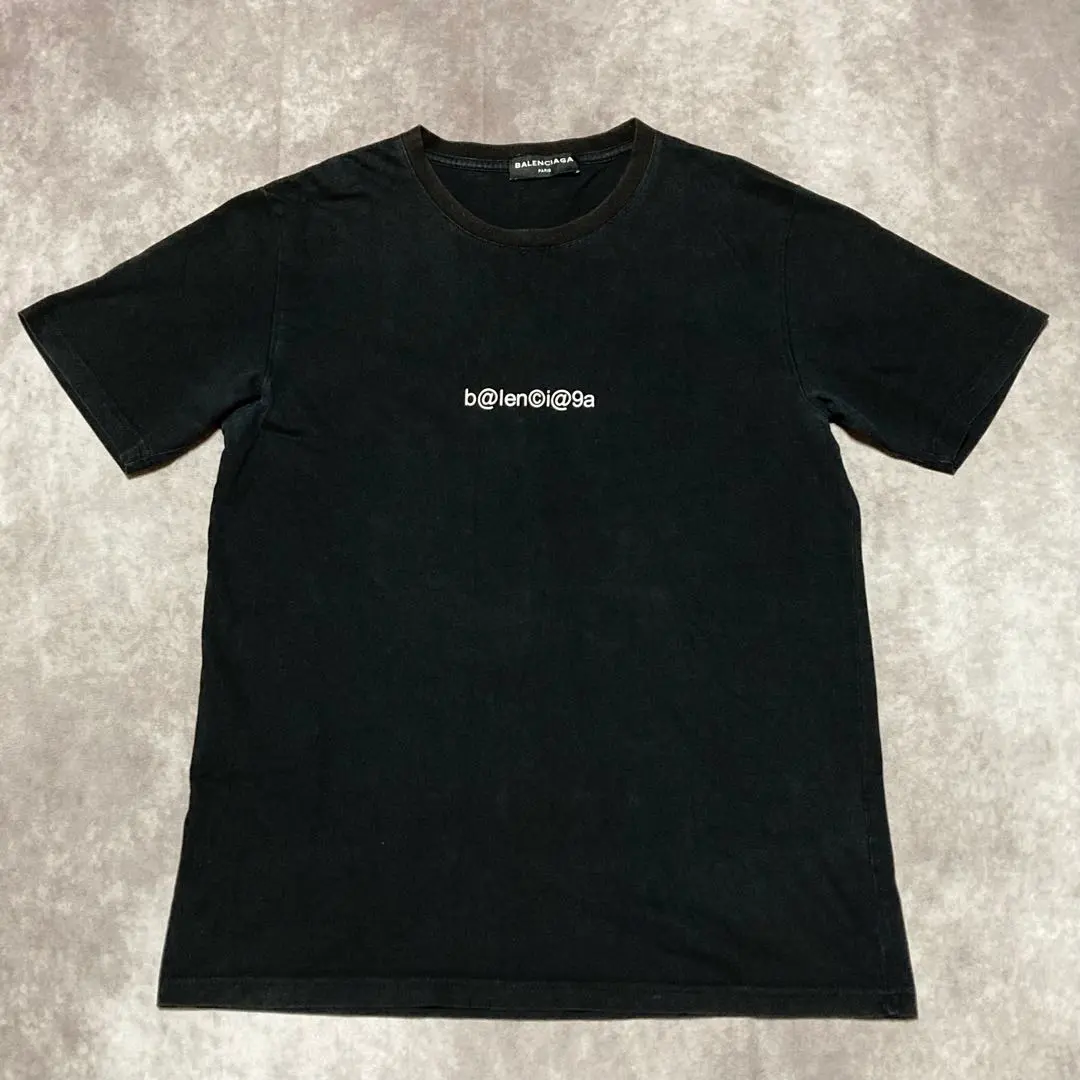 稀有 BALENCIAGA （M） 短袖T恤 裁縫衫 的縮圖