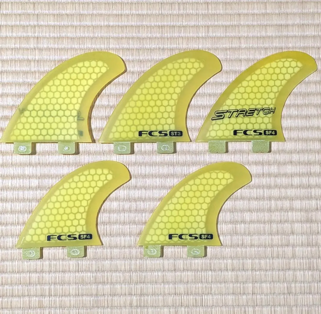 FCS SF4 & ST3 フィン 5枚セット　FCSⅡ対応セット付 FCS TRI FIN SET - FCS JAPAN