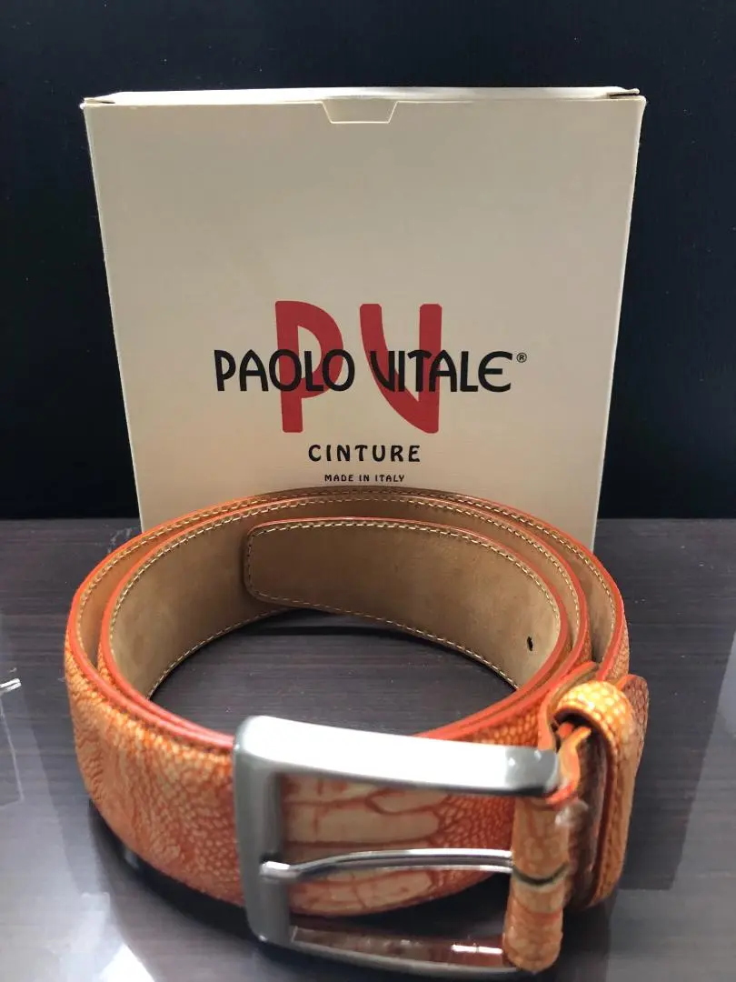 さらに値下げPAOLO VITALE パオロヴィターレクロコ型押しレザー ベルト 楽天市場】paolo vitale（ベルト・サスペンダー｜バッグ・小物