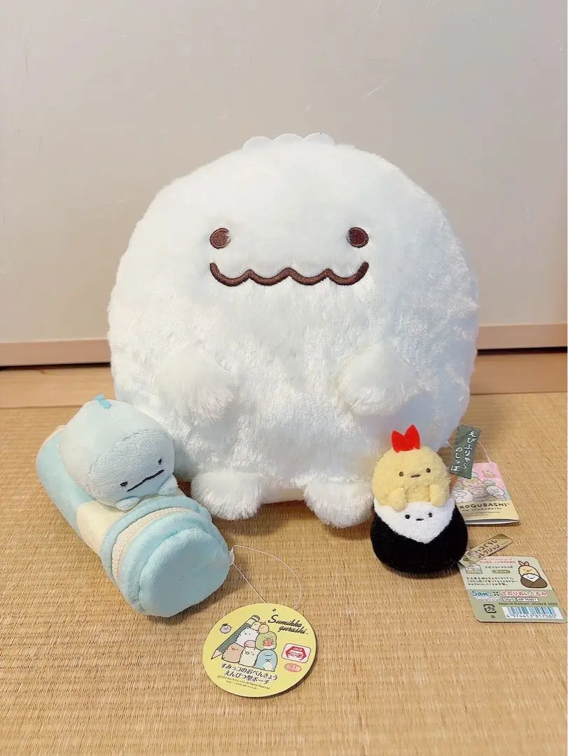すみっコぐらし　てのりぬいぐるみ　まとめ売り マルシェ　天むす 2025年最新】すみっコぐらし 天むすの人気アイテム - メルカリ