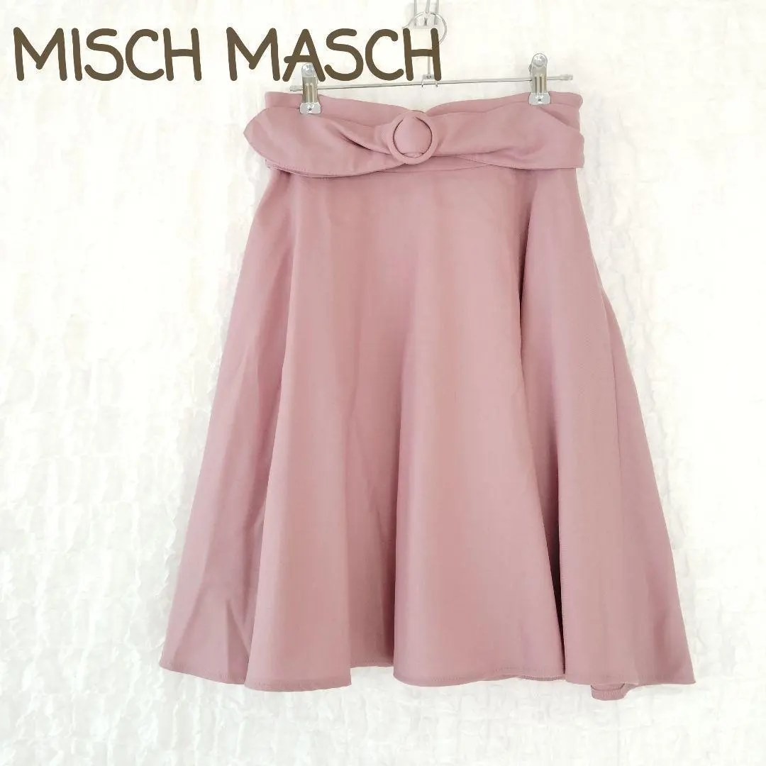 Thumbnail of Excellent condition MISCH MASCH flare skirt, knee-length, made in Japan, with belt, formal