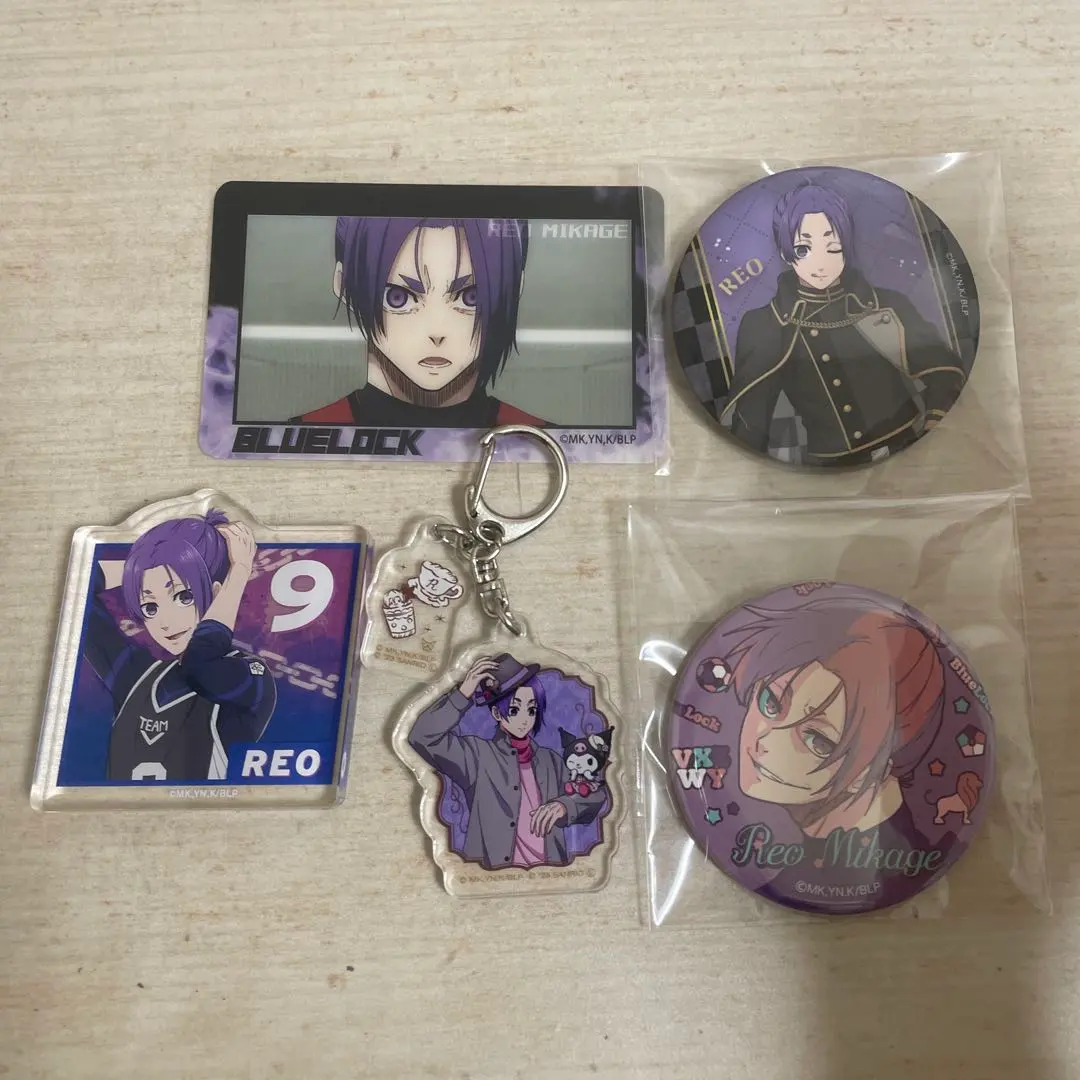Thumbnail of Blue Lock Reo Mikage: Can badge, card, acrylic block, keychain