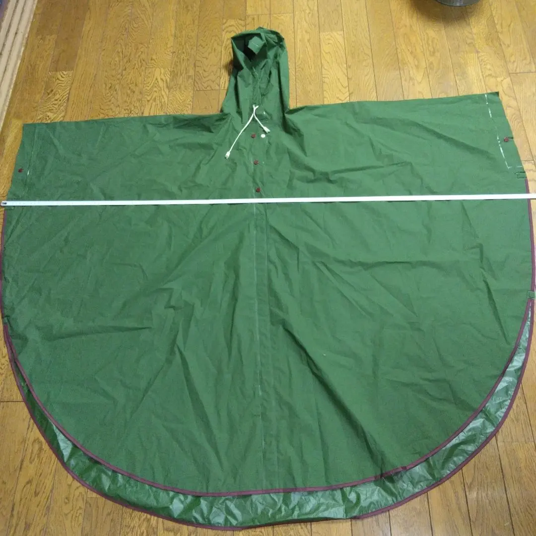 ✴綠色連帽圓形斗篷（雨衣） 的縮圖