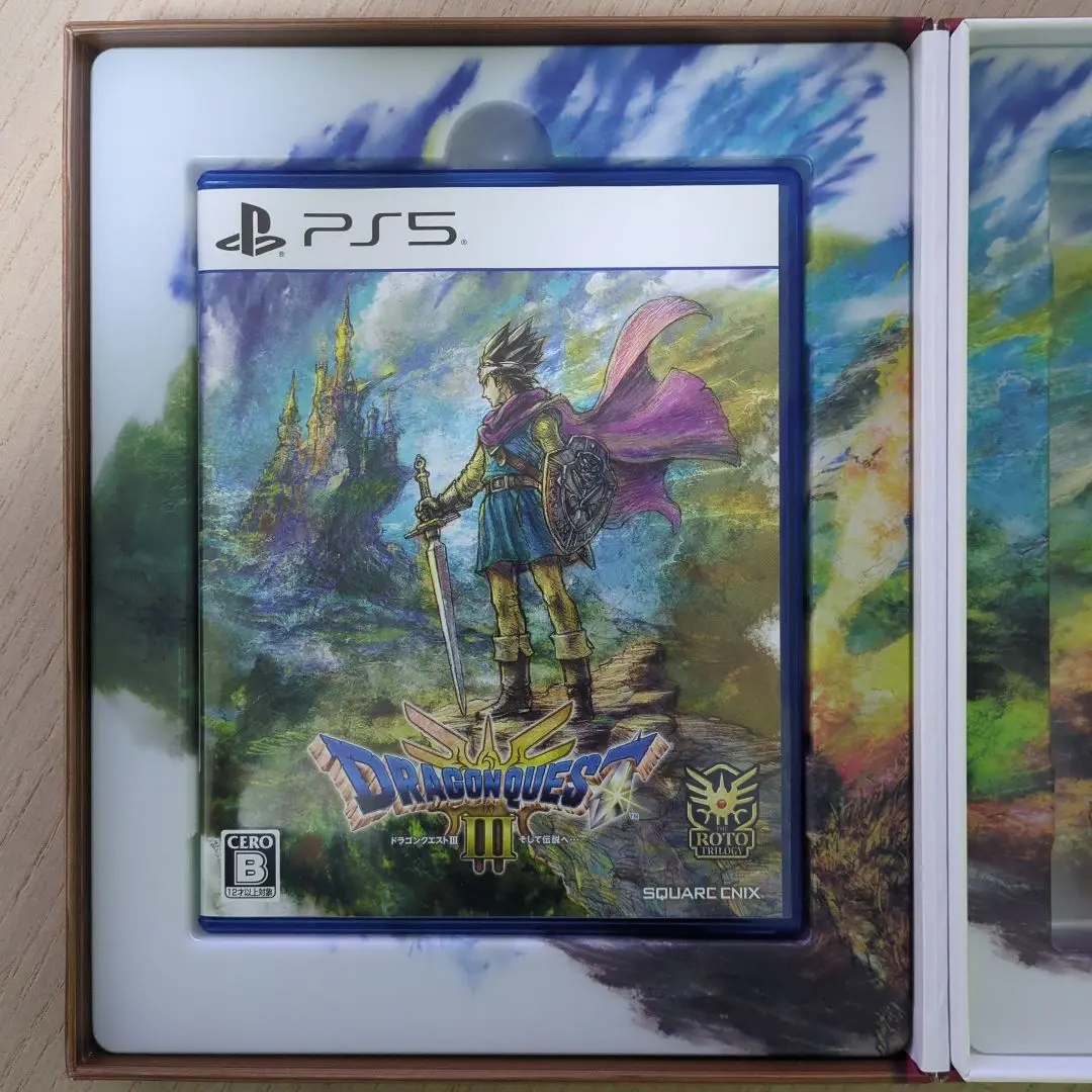 SQUARE ENIX - PS5ドラゴンクエストIII　通常版＋ブック型収納ボックス＋マウスパッド PS5】ドラゴンクエストIII そして伝説へ… 通常版＋ブック型収納
