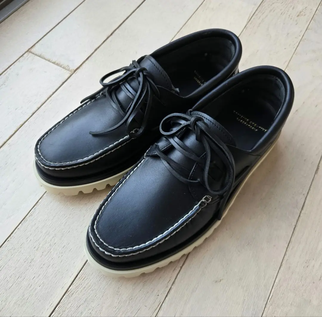 男性に人気！ 新品】OFFICENE 黒 デッキシューズ ヨット CREATIVE 靴