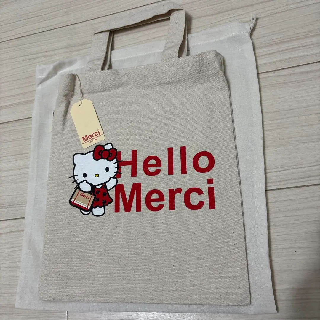 完売品 レア パリ限定 Merci Hello Kitty ハローキティ　ポーチ 2025年最新】merci キティの人気アイテム - メルカリ
