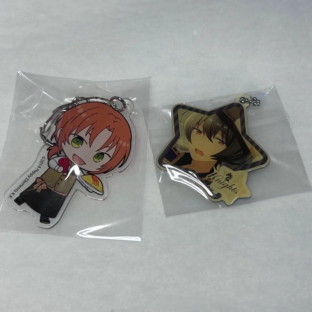 Thumbnail of Ensemble Stars! Knights Keychains: Ritsu Sakuma and Leo Tsukinaga Set