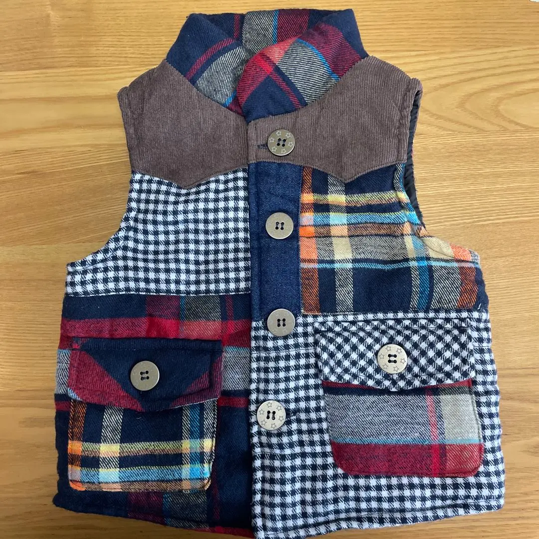 Thumbnail of Checkered Baby Vest 80cm