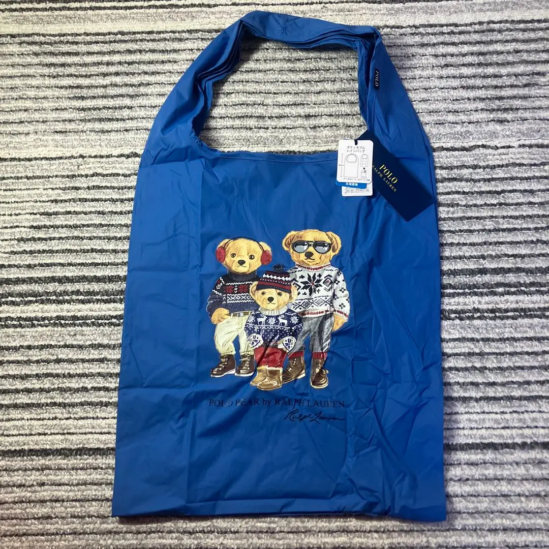 Polo by Ralph Lauren エコバッグ 2個セット(未開封) ポロ ラルフローレン 新品タグ付き 未開封 ポロベア刺繍付 保冷