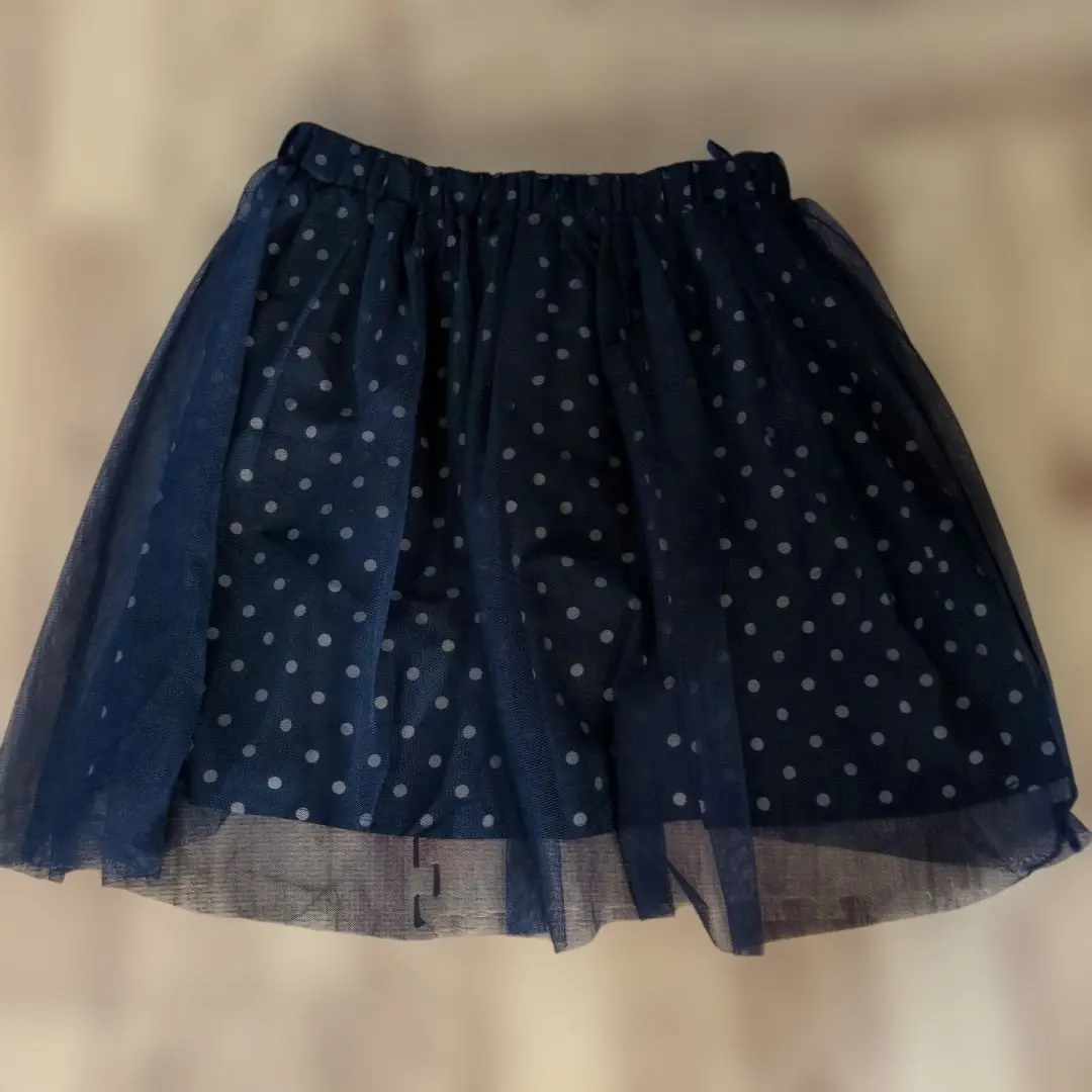 Thumbnail of EARTH MUSIC & ecology Polka Dot Knee-Length Skirt