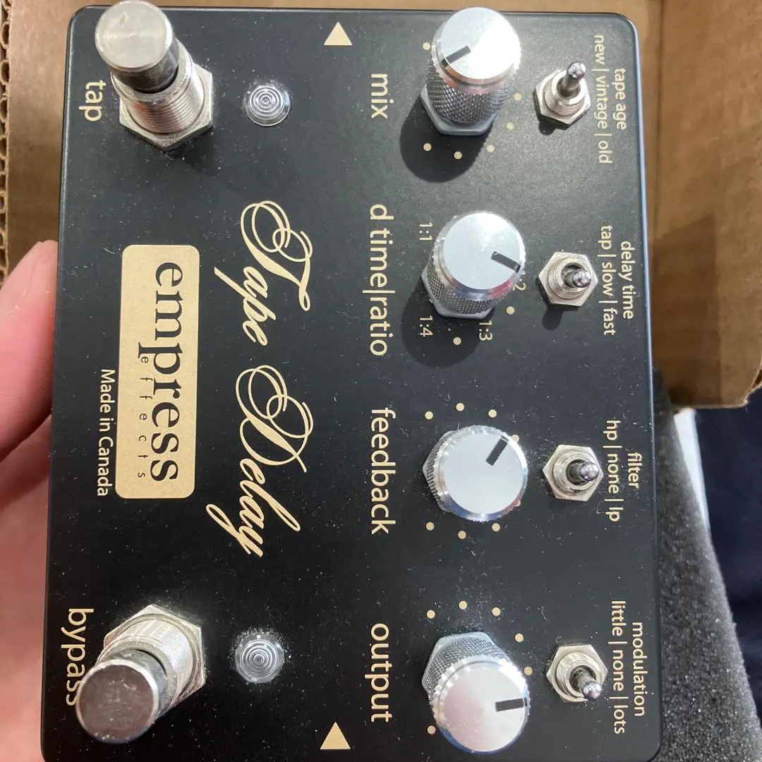 Empress Tape Delay ギターエフェクター Empress Tape Delay】テープらしい揺れが絶品