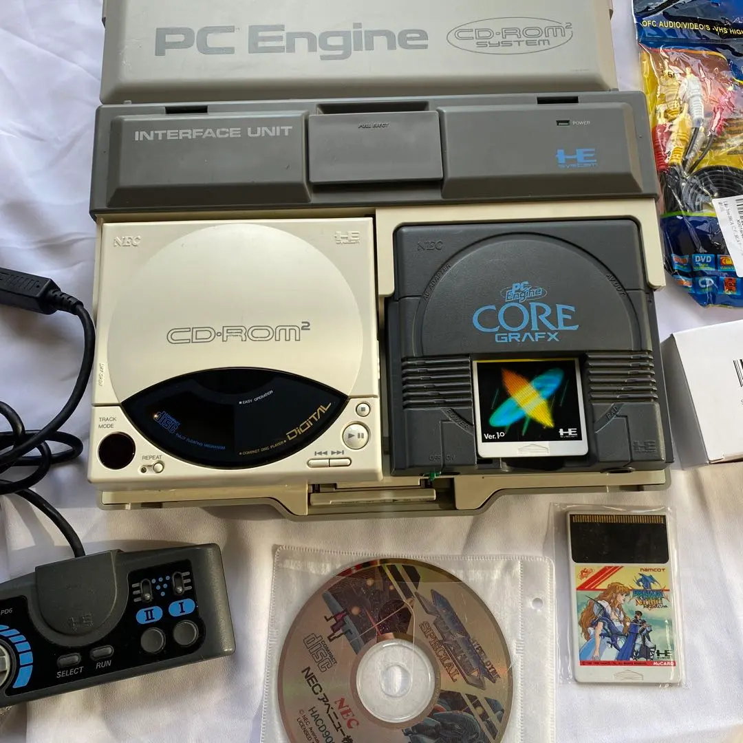 Thumbnail of Ready to play! ⭐ PC Engine CD-ROM2 System Deluxe Full Set