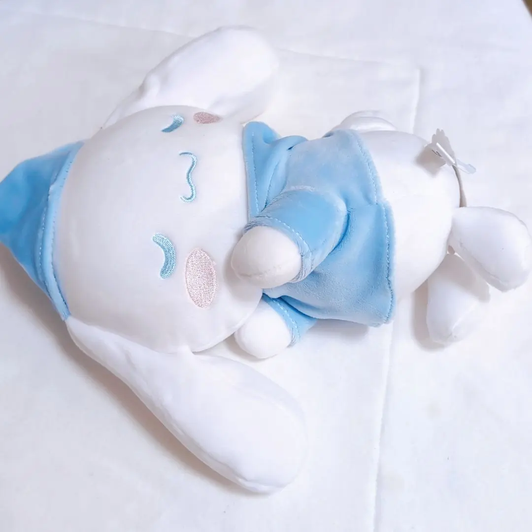 Thumbnail of New with tags Cinnamoroll Nesoberi Hoodie Munyugurumi S Plush