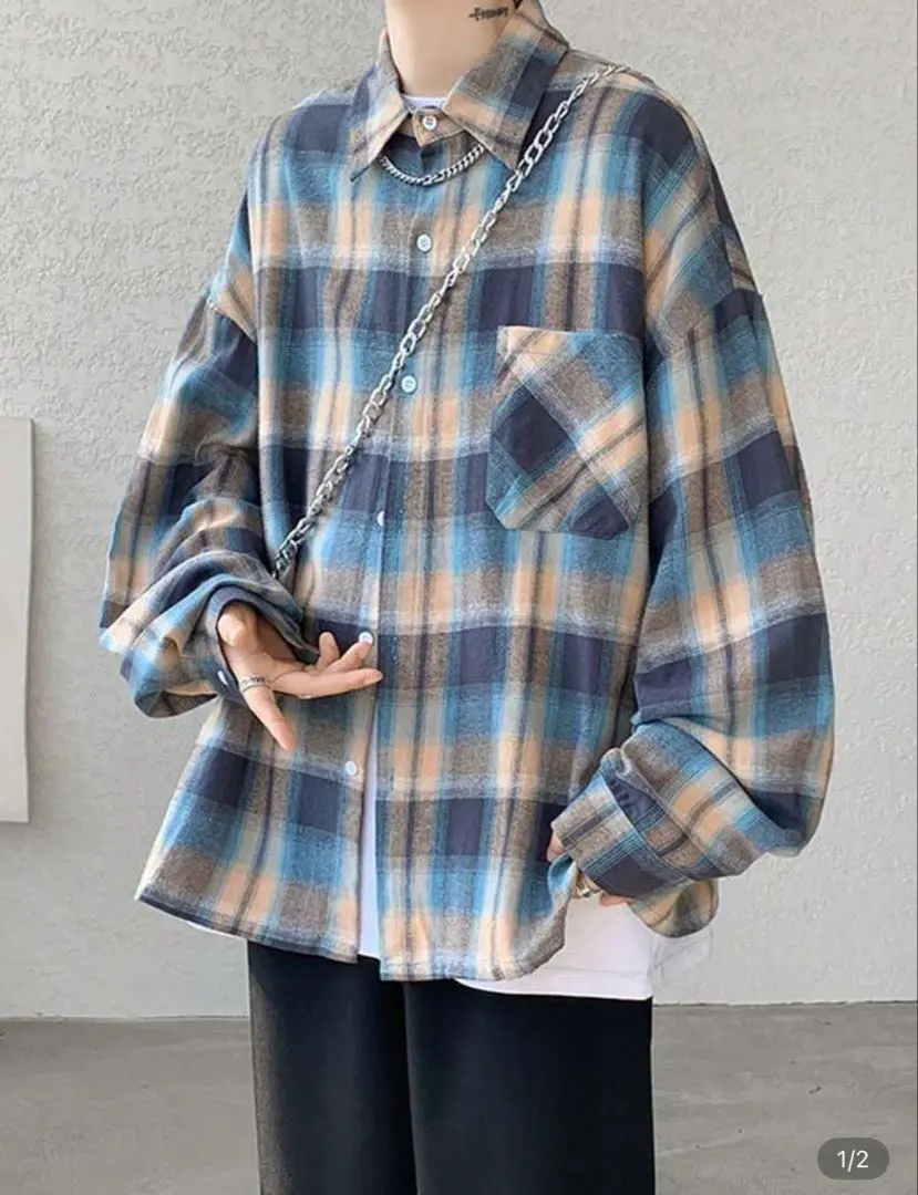 Thumbnail of Checkered Oversized Shirt