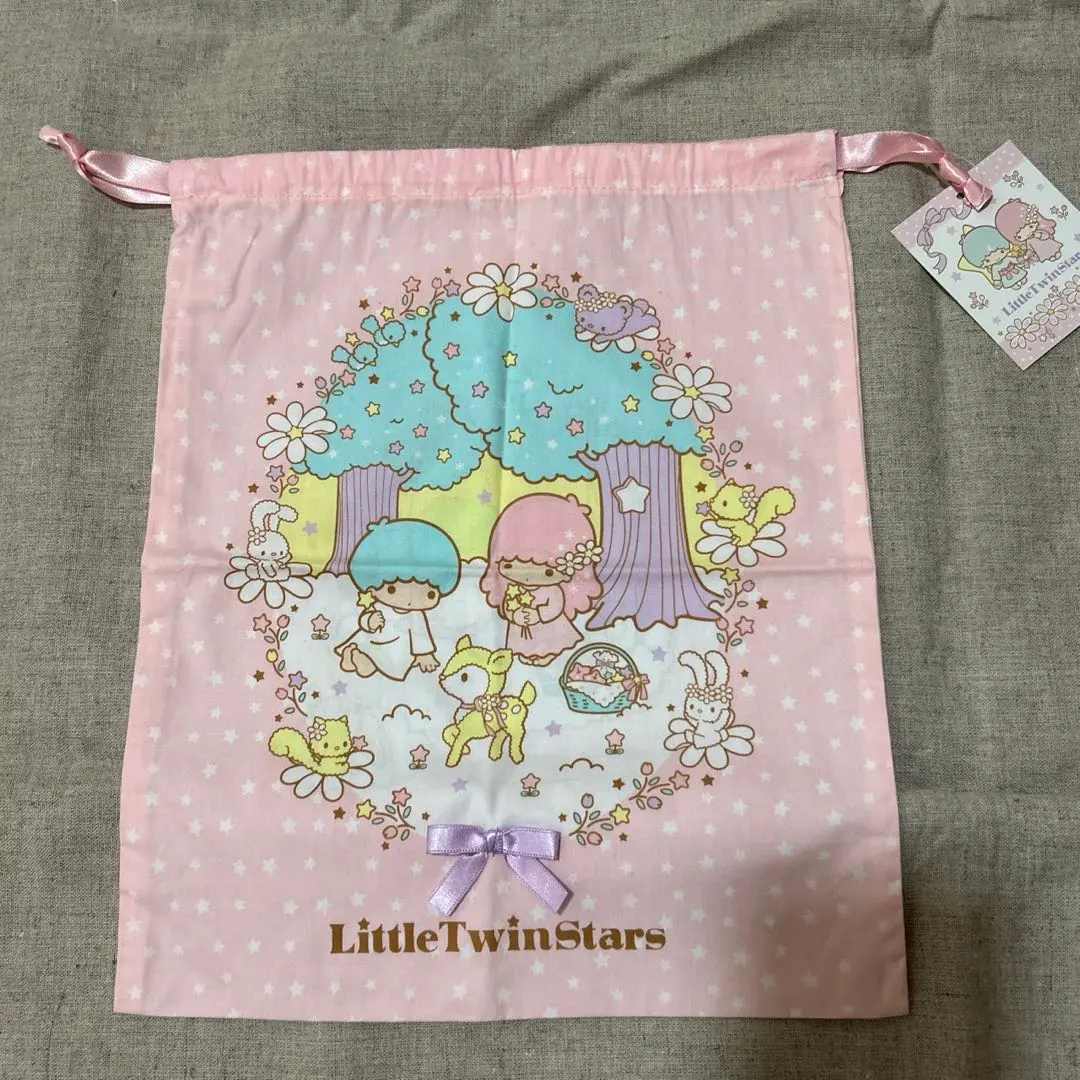 Thumbnail of Kiki & Lala drawstring bag, pouch, fawn, 2010