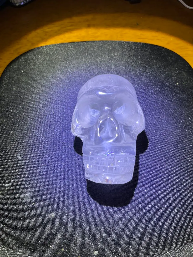水晶　スカル　立体彫り　髑髏　149g 楽天市場】〔D17-14〕入手困難 極上品質 超透明 水晶 ドクロ