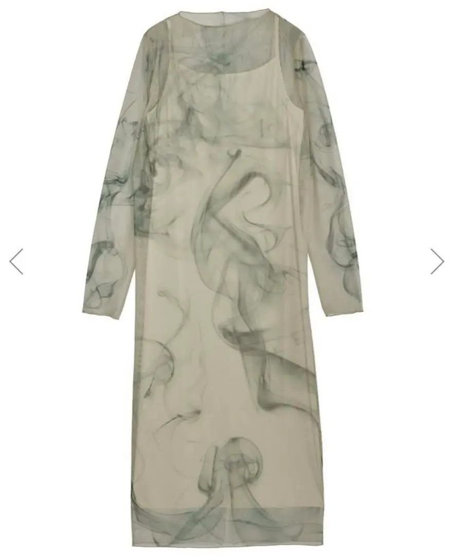 【正規品】Ameri CURL OF SMOKE SHEER DRESS CURL OF SMOKE SHEER DRESS（ワンピース）｜Ameri（アメリ）の