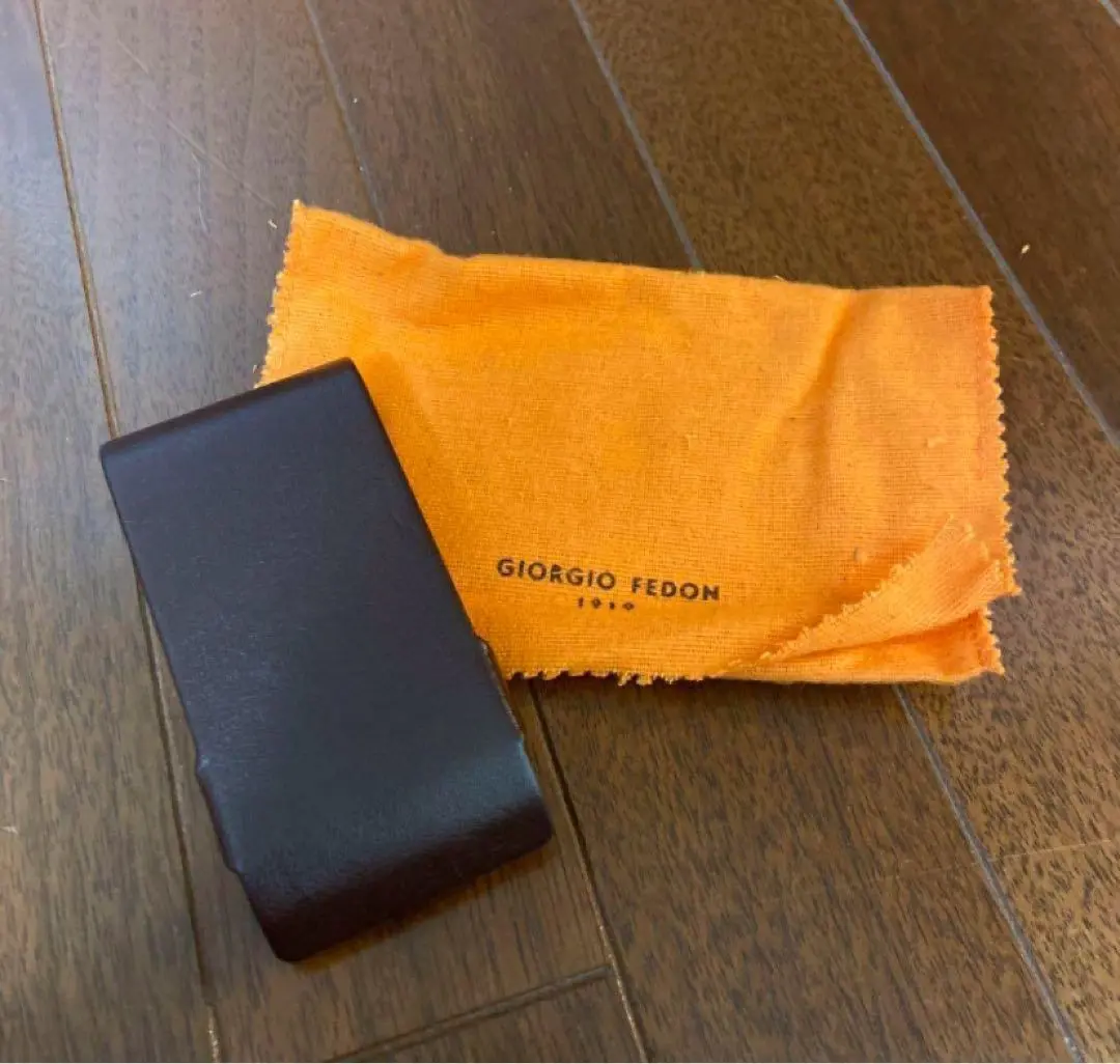 GIORGIO FEDON 1919　レザー ショルダーバッグ　中古 GIORGIO FEDON 1919 Vintage Black Leather Brief Briefcase