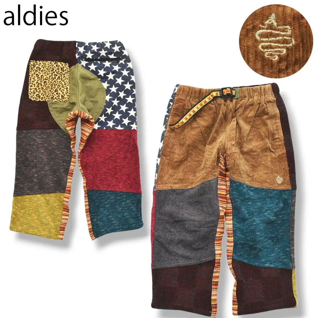 未着用 ALDIES アールディーズ サルエルパンツ 防風 裏起毛