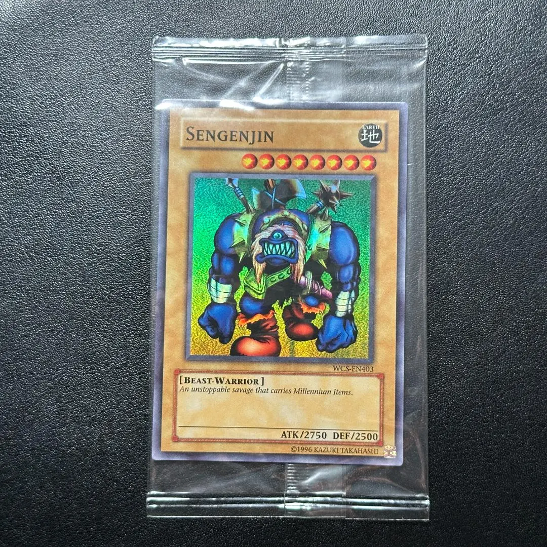 遊戯王 Sengenjin WCS-EN-403 中古品 中古遊戯王 WCS-EN403[SR]：SENGENJIN(パック未開封)/千年原人