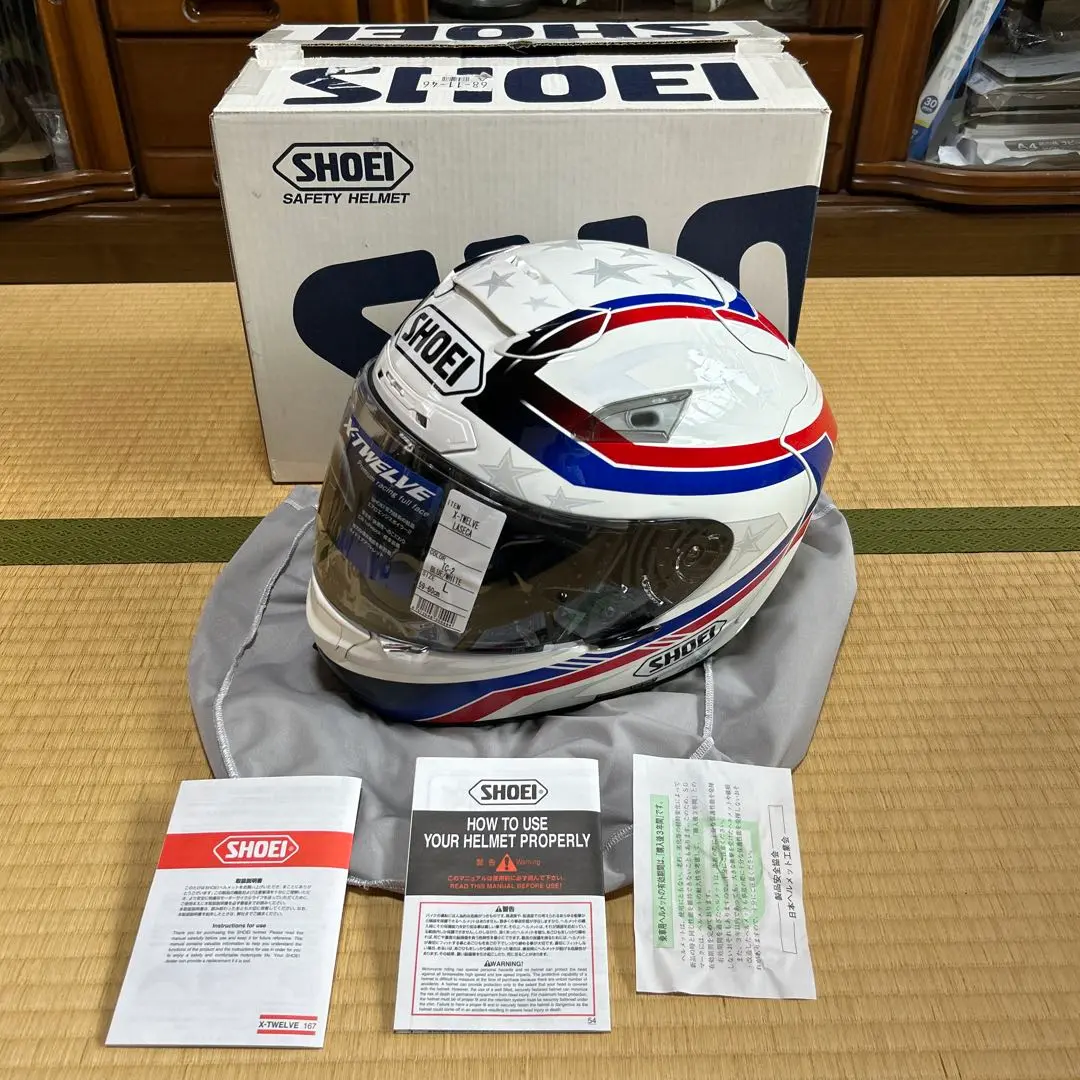 SHOEI X-TWELVE DAIJIRO 大治郎　Mサイズ　内装セット付き SHOEI X-TWELVE DAIJIRO 加藤大治郎モデル
