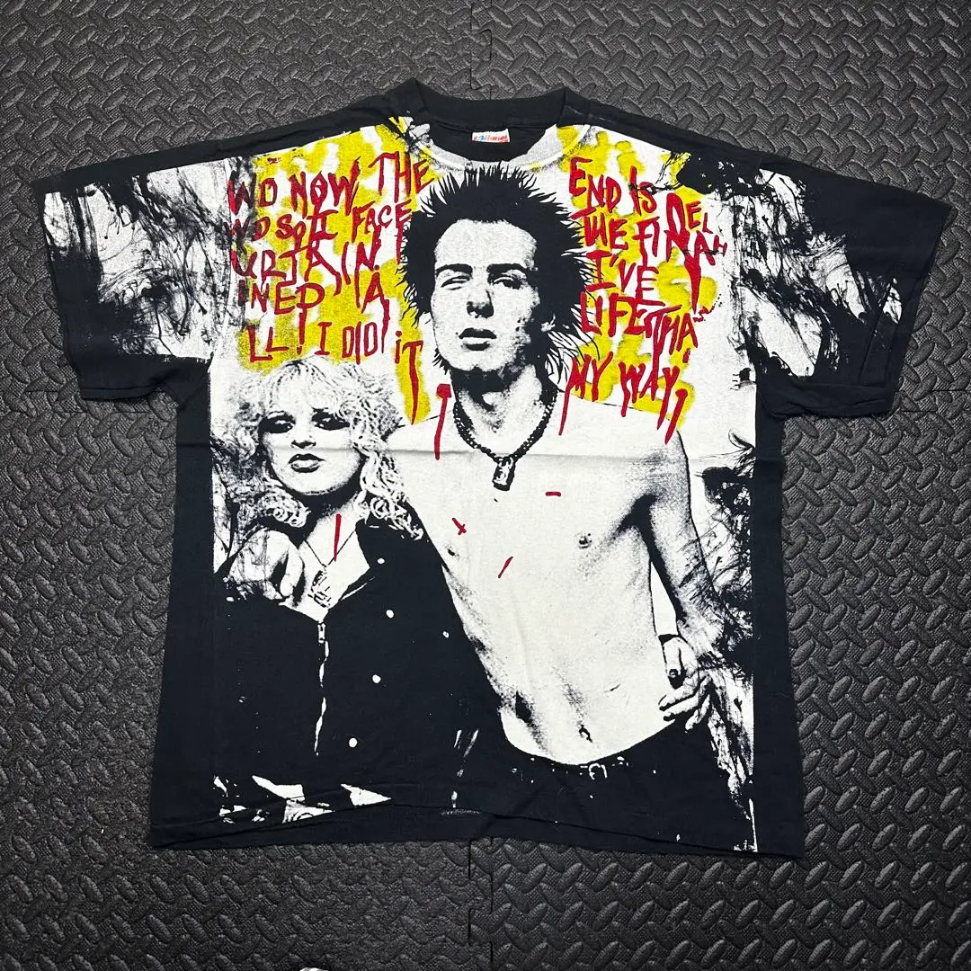 HYSTERIC GLAMOUR]DENNIS MORRIS/SID AND NANCY Tシャツ/WHITE
