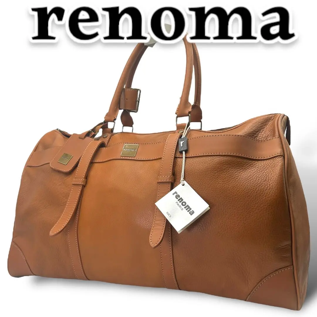 [美品] renoma sports club golfレザーボストンバッグ 美品] renoma sports club golfレザーボストンバッグ バッグ