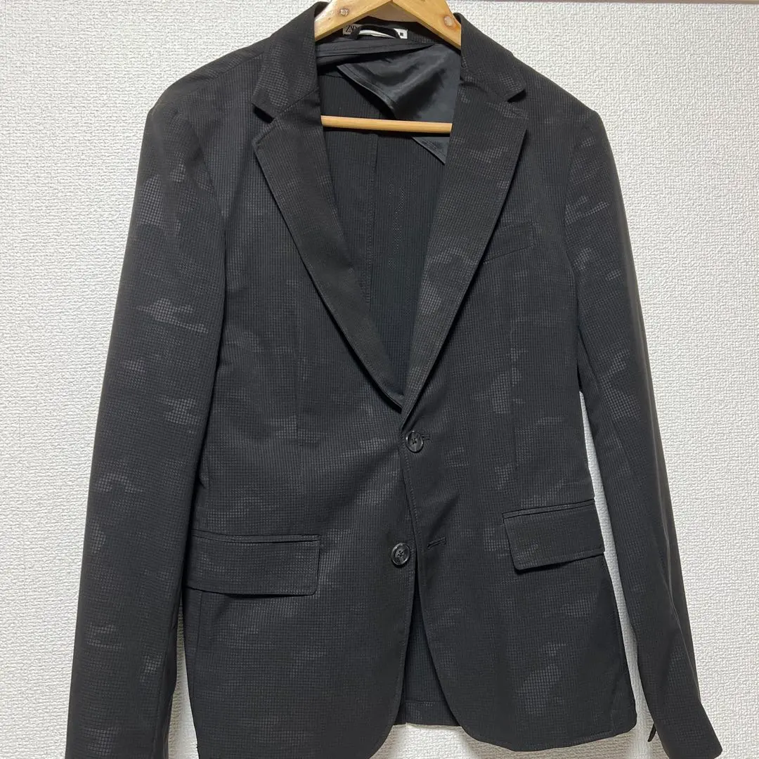 Thumbnail of ZARA Black Camouflage Blazer