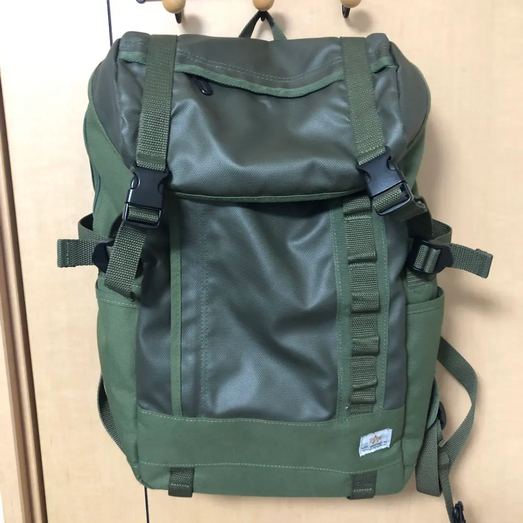 ☆最終☆ALPHA INDUSTRIES 後背包 綠色 ALPHA INDUSTRIES 的縮圖