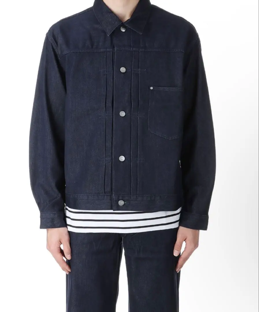 Thumbnail of Black denim jacket - WEWILL