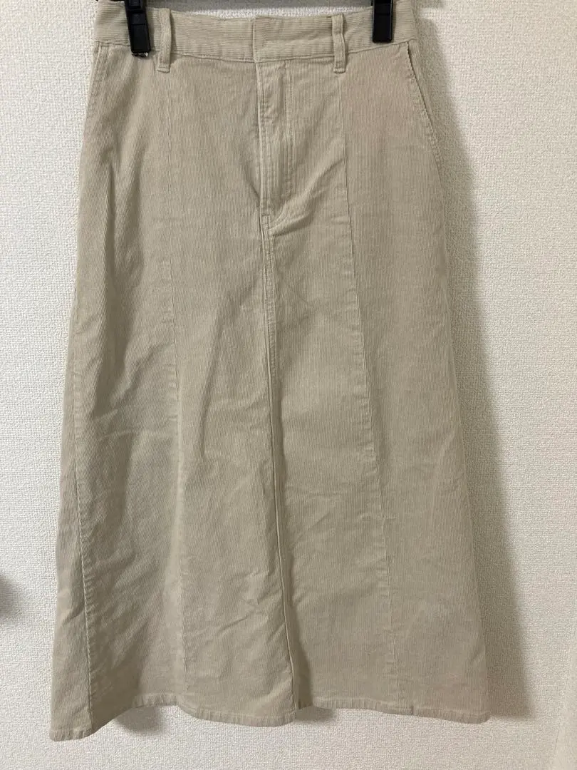 Thumbnail of American Holic Corduroy Long Skirt - Ivory