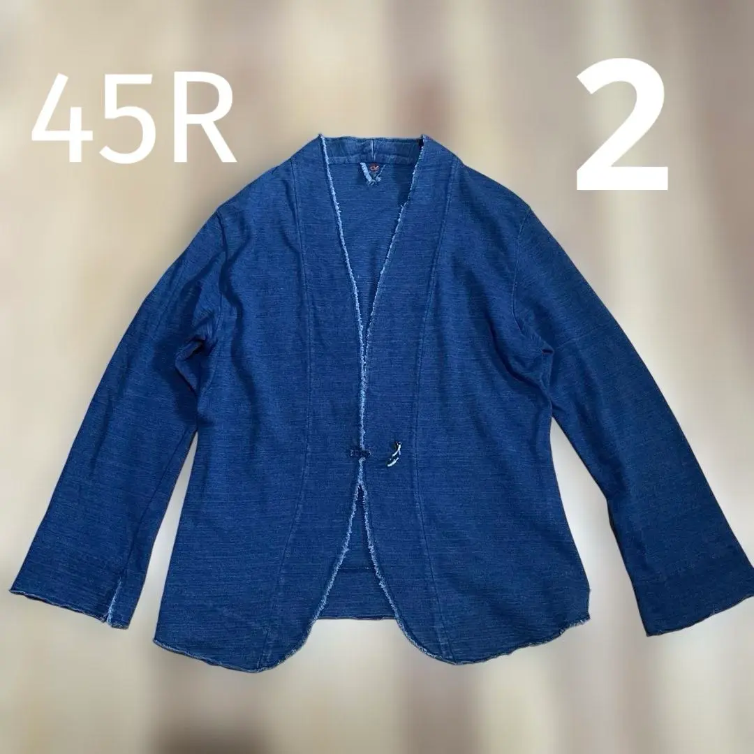 45R - 45R(45rpm 45アールピーエム) インディゴ藍染めリネン