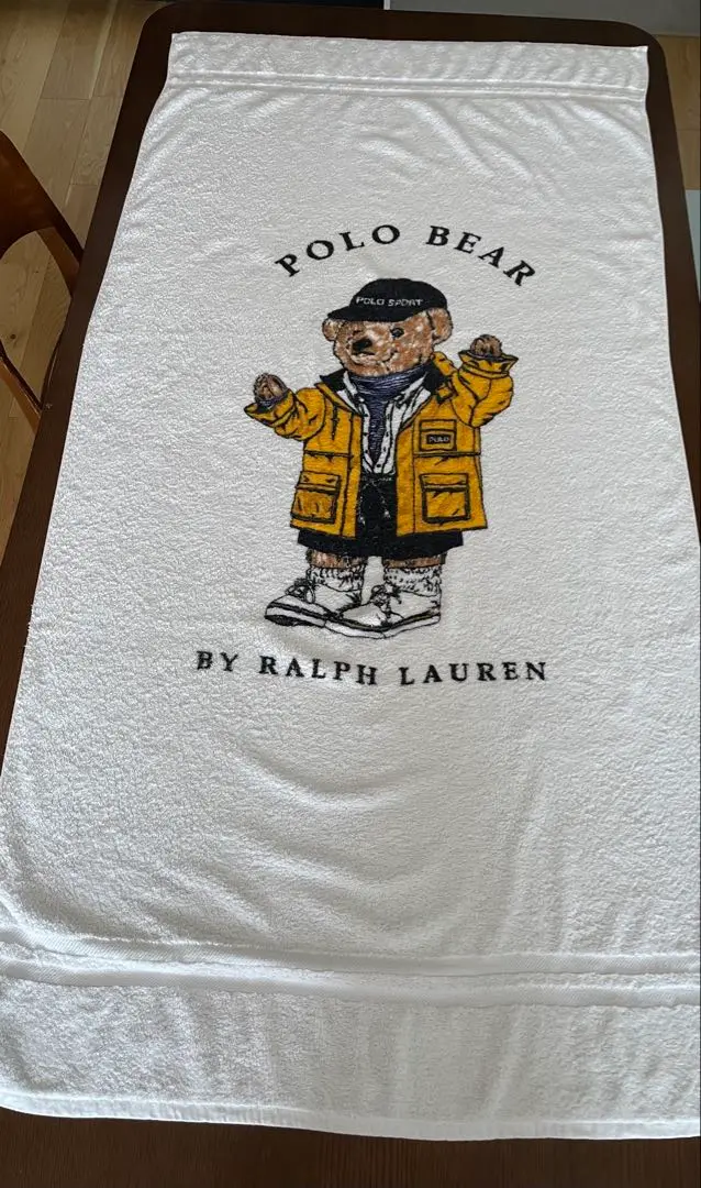 再値下げ！POLO BEAR　大判バスタオル　ブランケット　タオル　USA製 再値下げ！POLO BEAR 大判バスタオル ブランケット タオル USA製