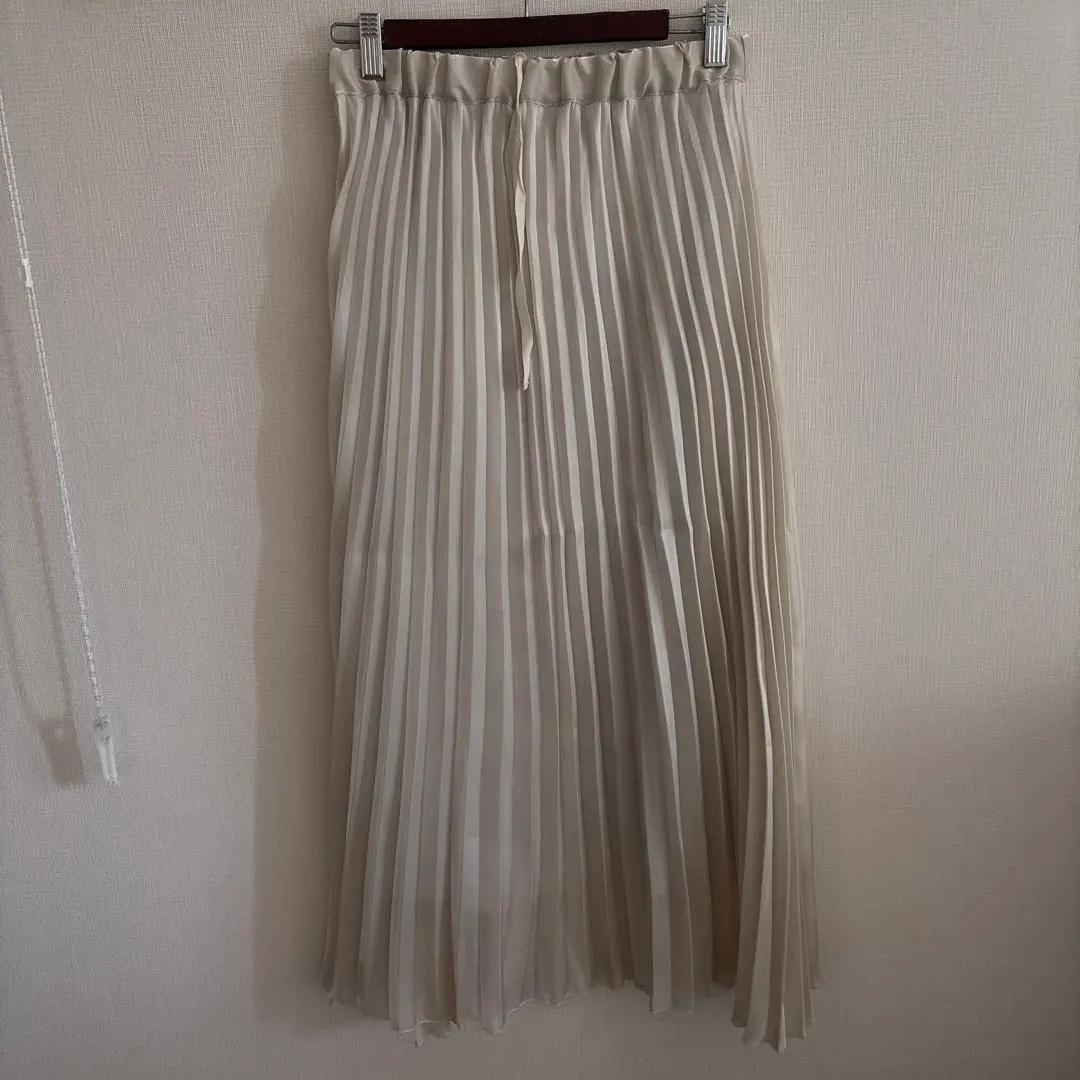 Thumbnail of earth music & ecology Pleated Skirt, Ivory