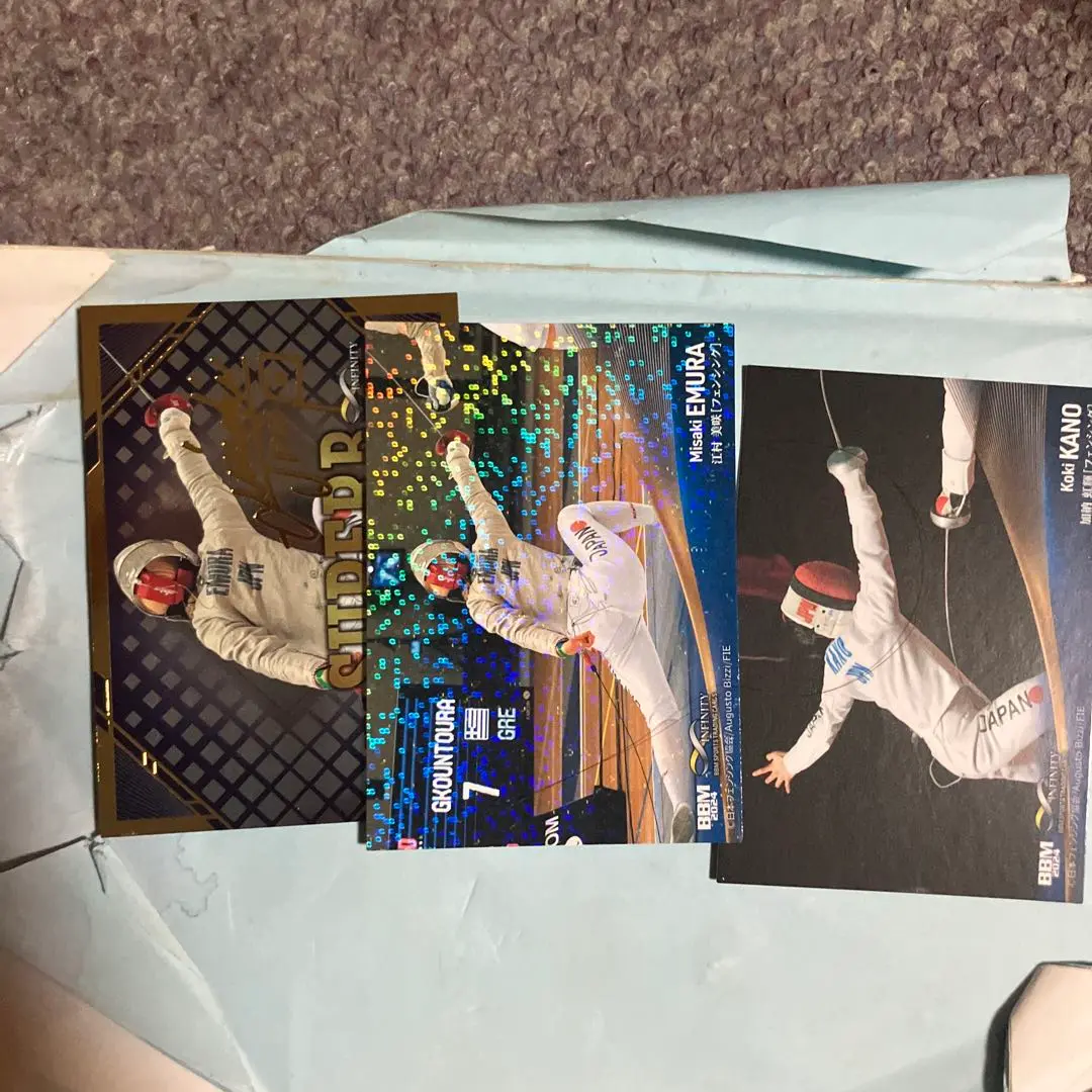 （まんぷく）ベースボールカード　直筆サイン　フェンシング　江村美咲 まんぷく様専用）ベースボールカード 直筆サイン フェンシング