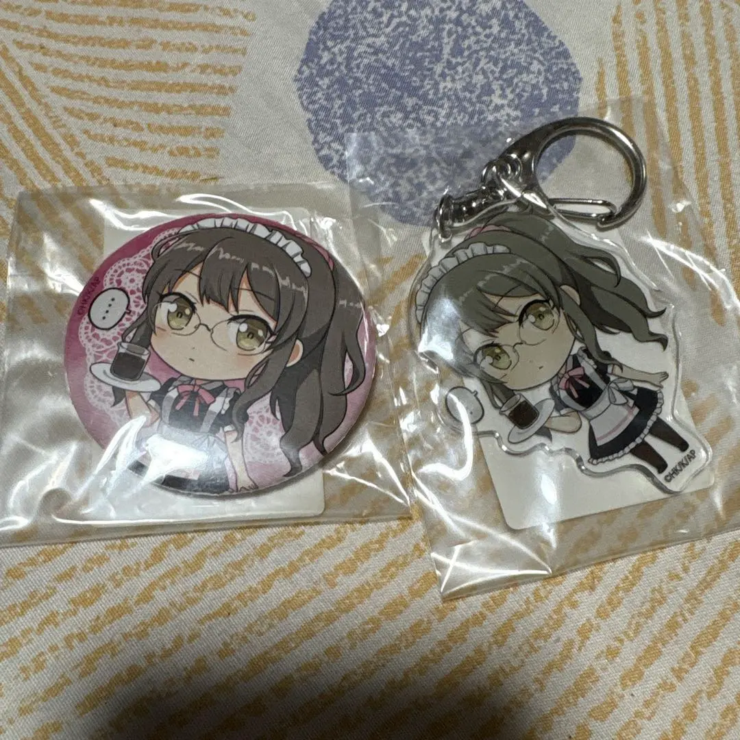 Thumbnail of Futaba Rio "Rascal Does Not Dream of a Dreaming Girl" Can Badge, Acrylic Key Chain