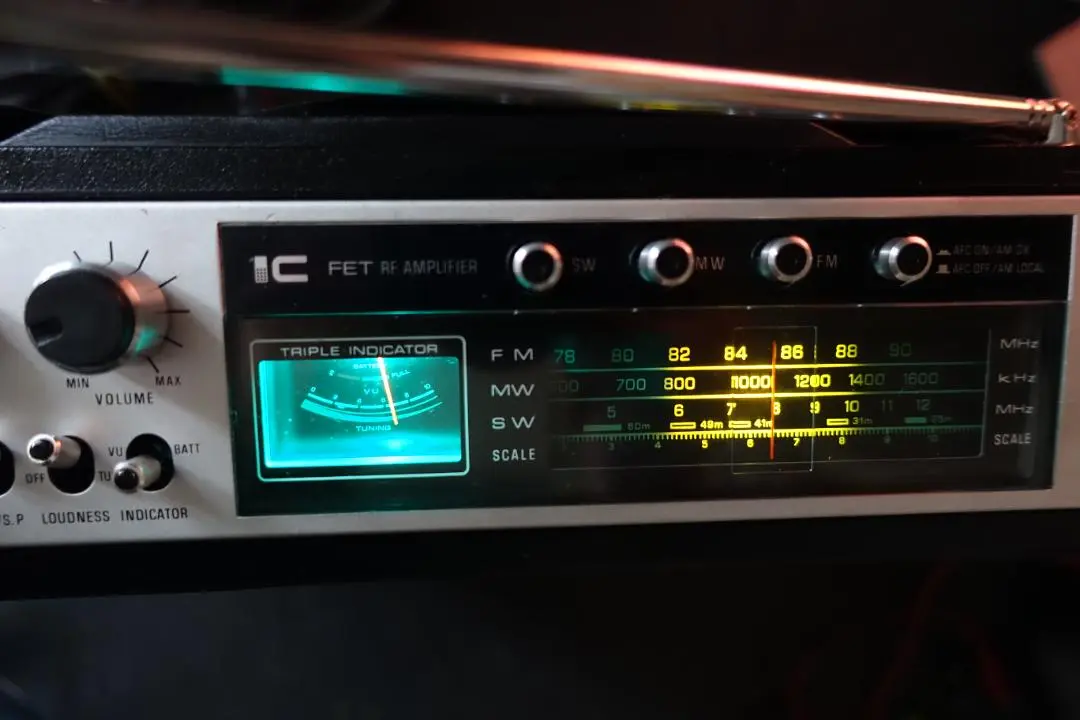 動作品】整備品 NATIONAL PANASONIC RF-868D World boy 2000GX